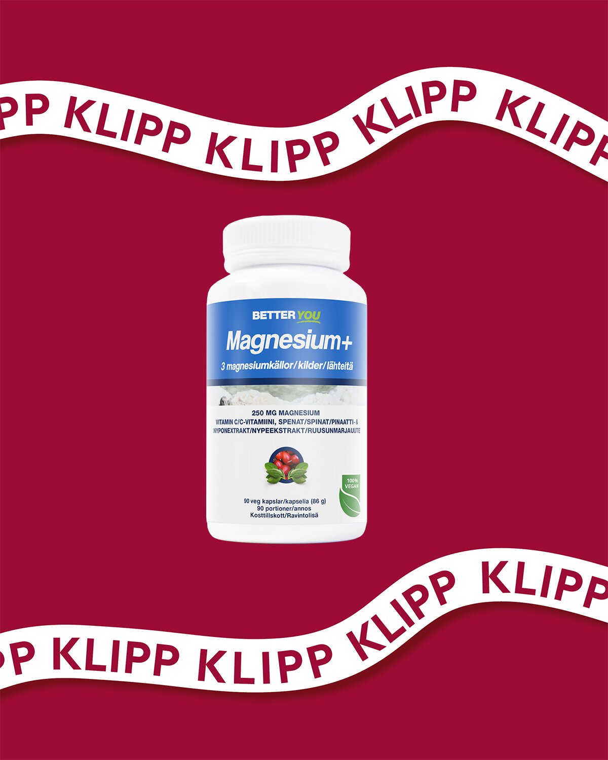 Klipp 40% på Better you Magnesium Plus 