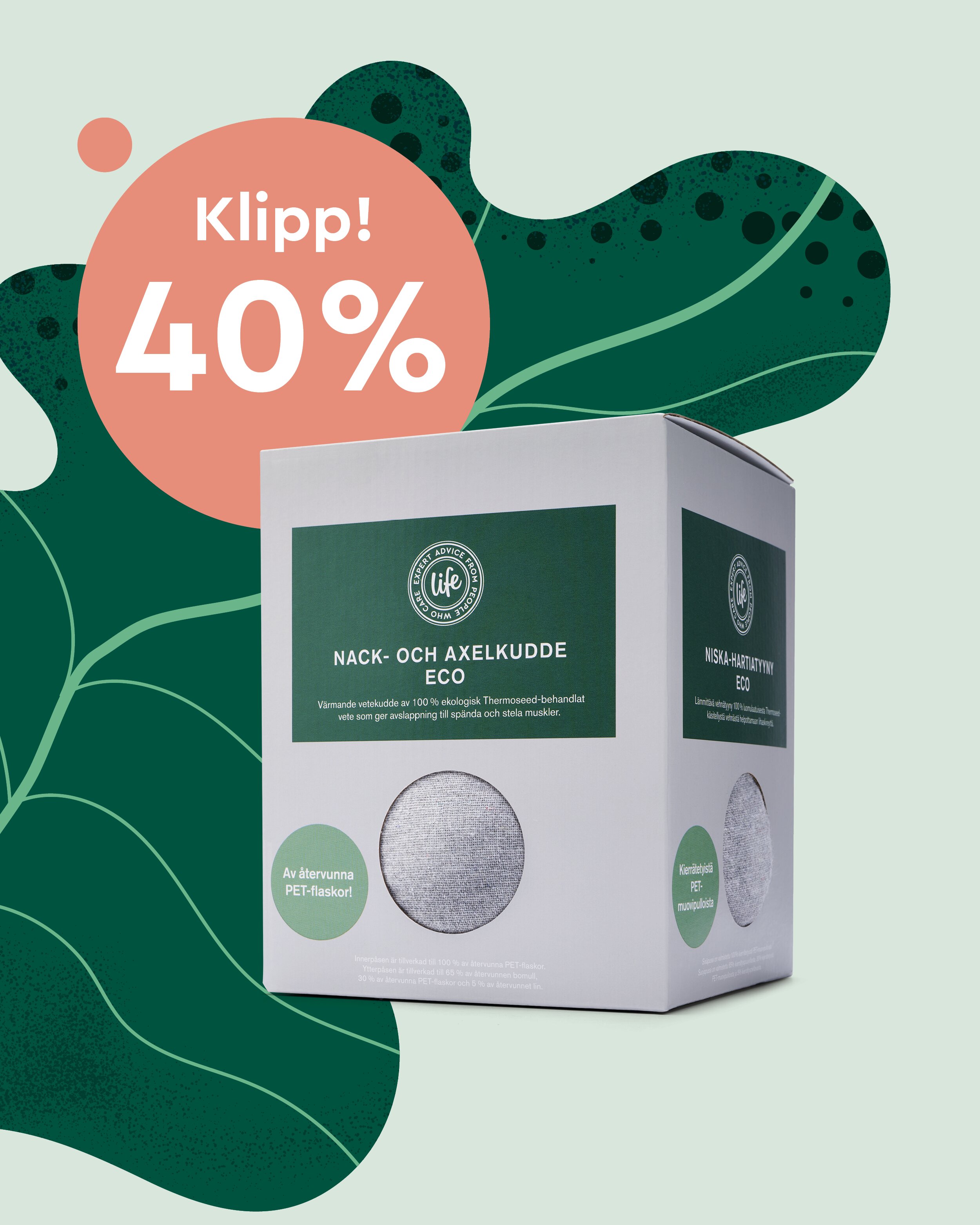 Medlemserbjudande: Klipp: 40% på Life Nack axelkudde 