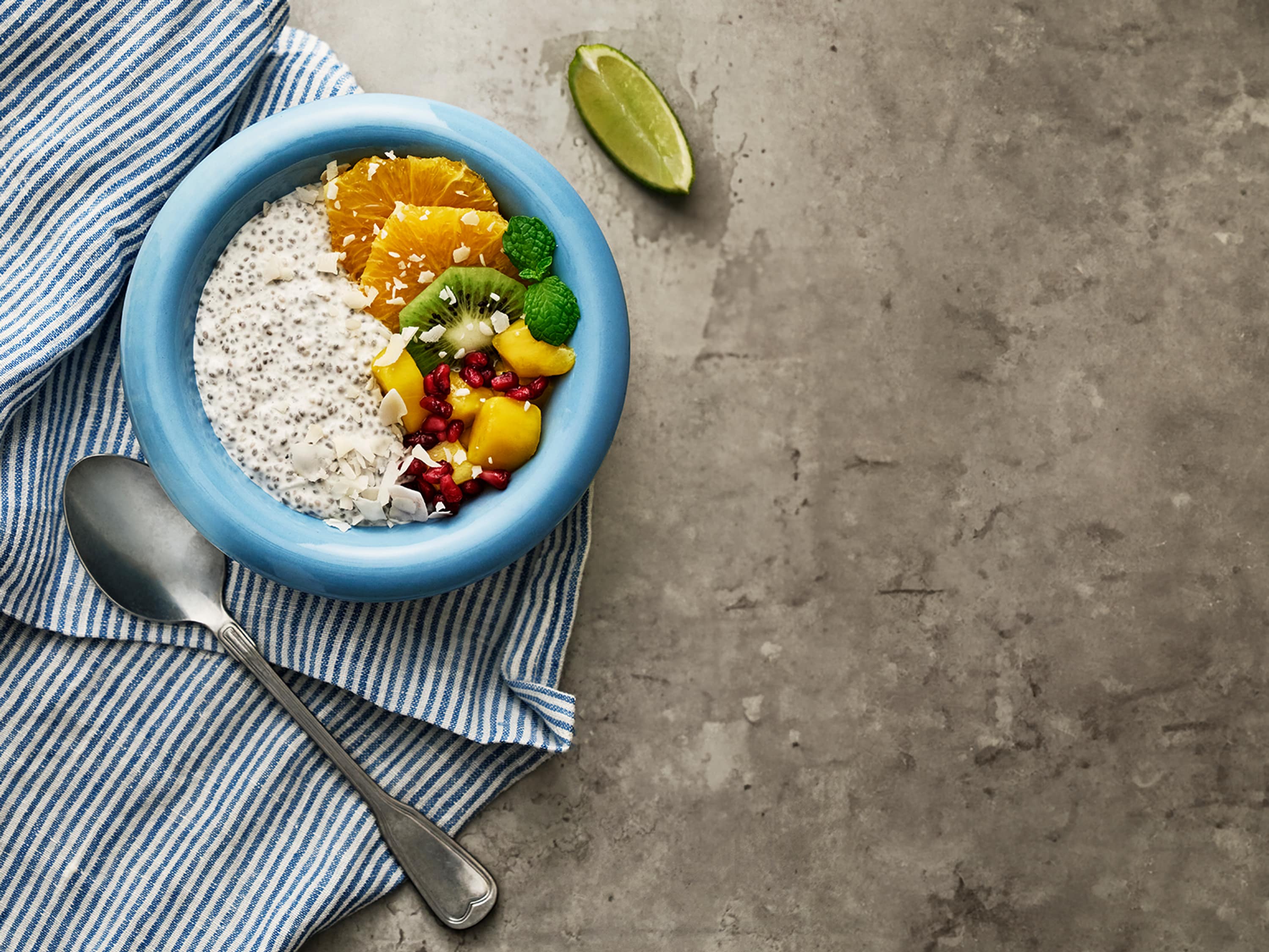 Chiabowl med mango & kokos