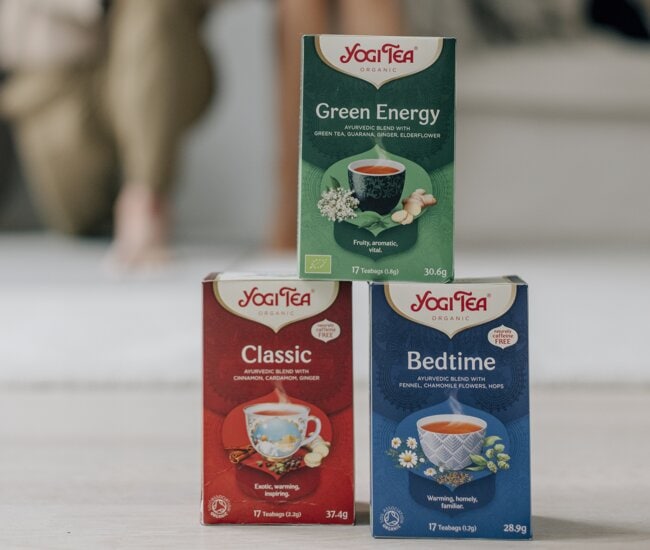 Köt två valfria yogi tea för 95 kronor