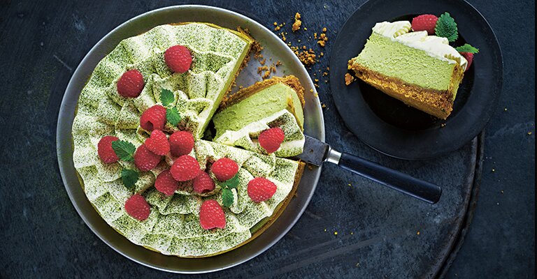 Matcha cheesecake