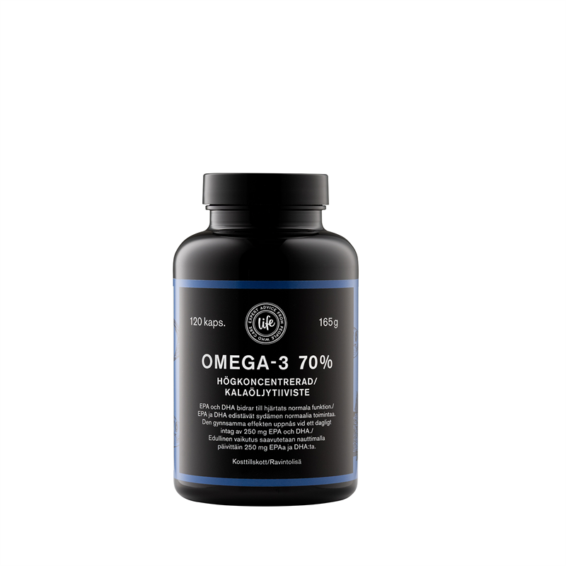 Product Image for Life Omega-3 70% 120 kapslar