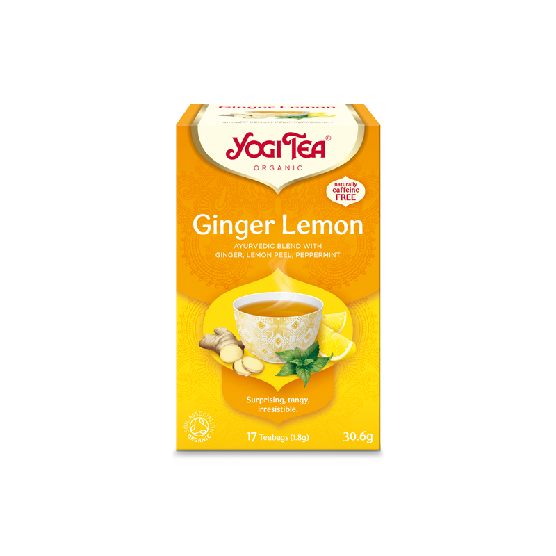 Yogi Tea Ginger Lemon 17 st påsar