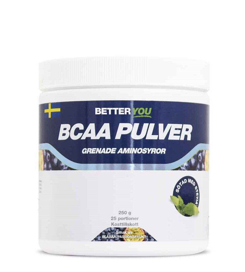 Produktfoto för BCAA Pulver Naturligt PASSION BLÅBÄR