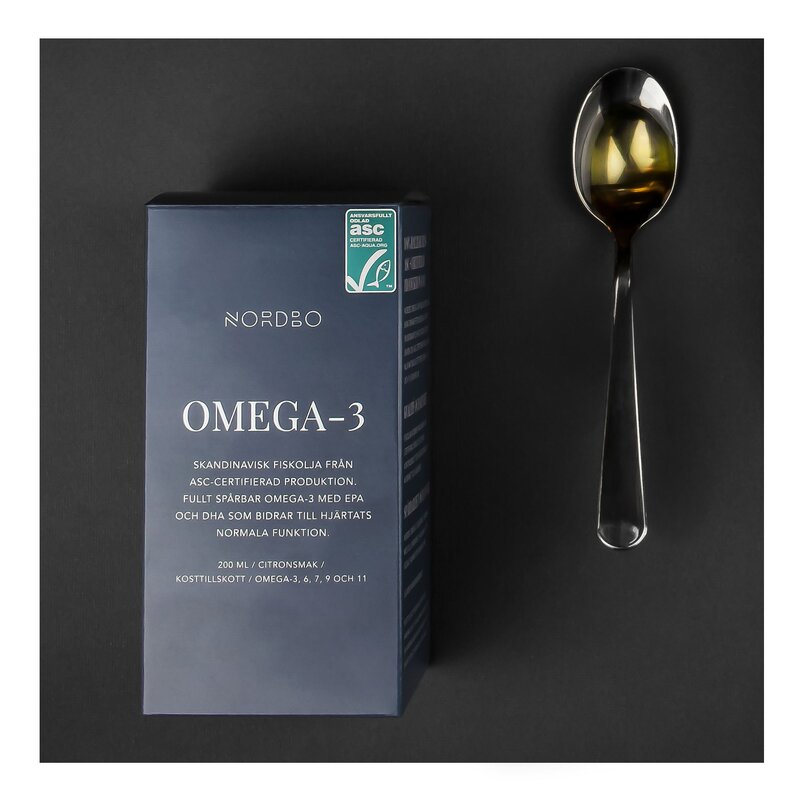 Läs mer om Nordbo Omega-3 Flytande 200 ml