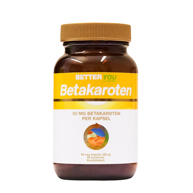 Better You Betakaroten 50mg 50 kapslar