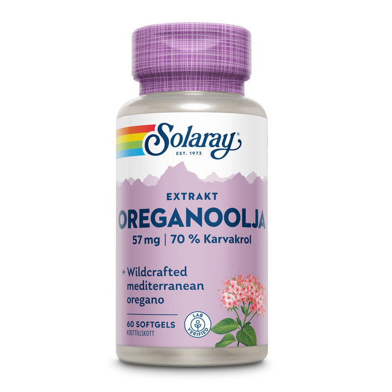 Solaray GPH Oreganoolja 60 kapslar