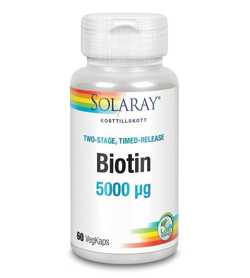 SOLARAY Biotin 5000 mcg