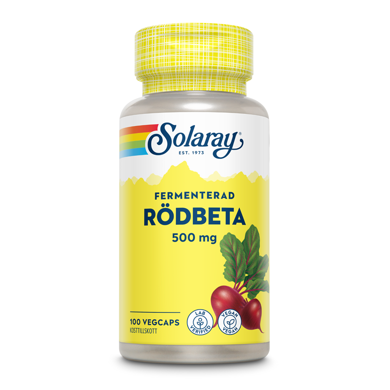 Solaray Fermenterad Rödbeta 100 kapslar