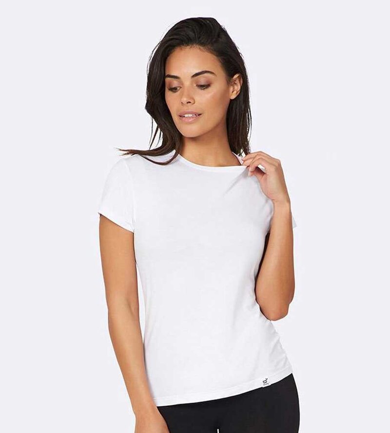 Boody Women's Crew Neck T-Shirt White - M