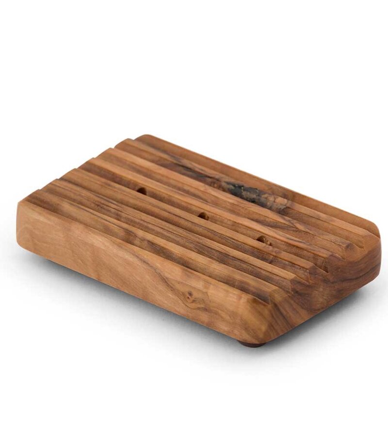 Eco Bath Soap Dish Olive Wood