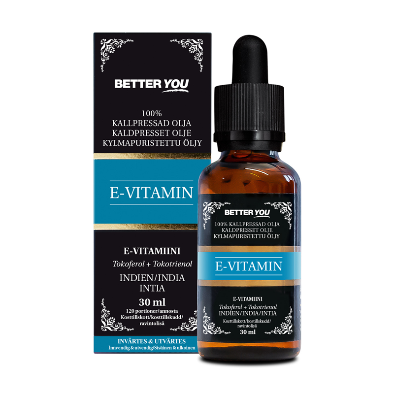 Better You Kallpressad E Vitaminolja 30ml