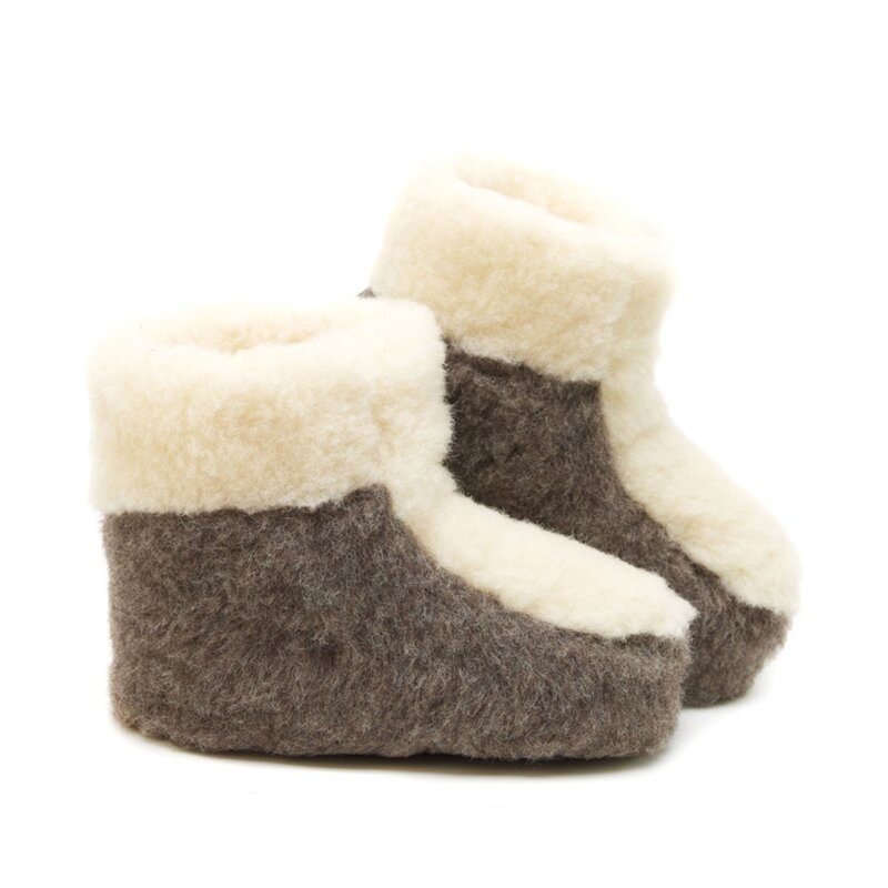 Alwero Tofflor Ull Booties Tounge Graphite
