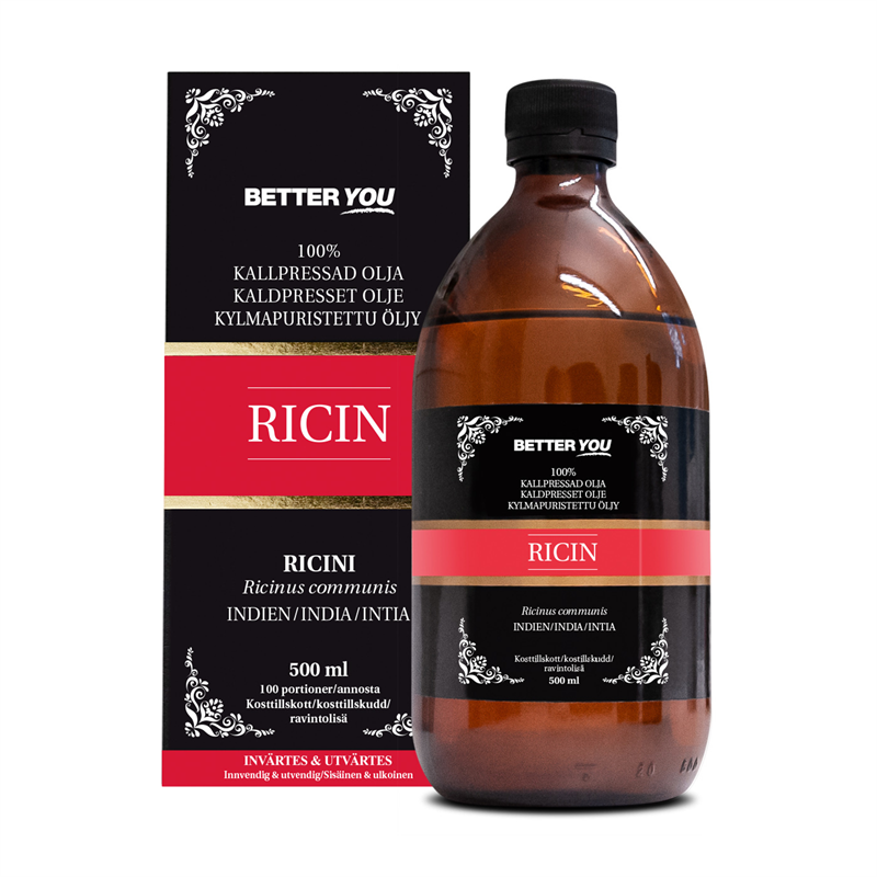 Better You Kallpressad Ricinolja 500ml 500ml