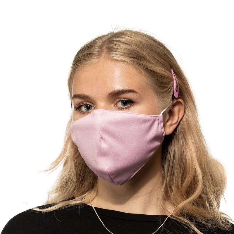 Tygmask Rosa med filterficka - Stl 9-12 år