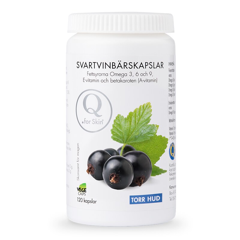Läs mer om Q For Skin Svartvinbärskapslar