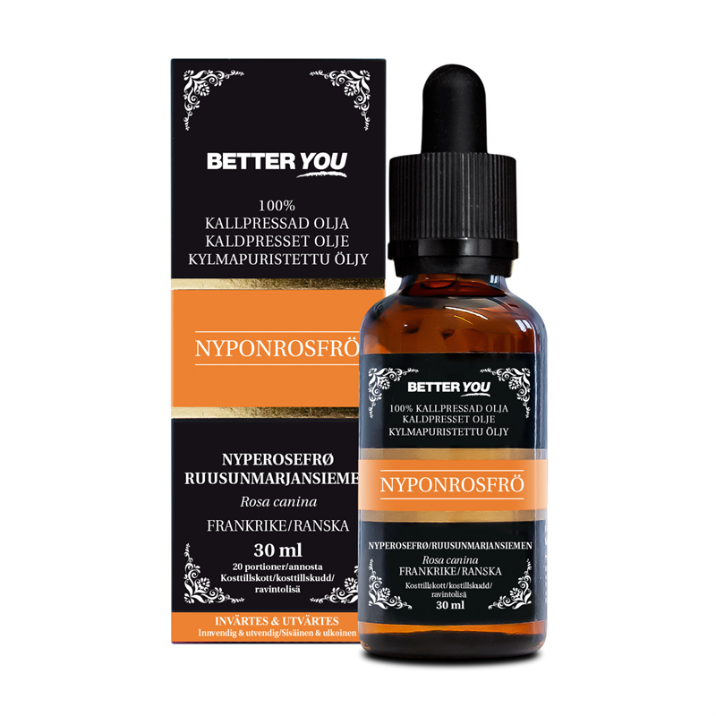 Better You Nyponrosfröolja Kallpressad 30ml