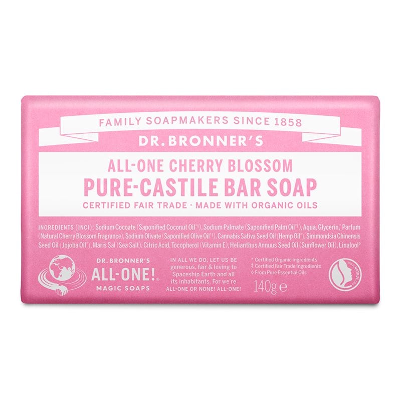 Pure Castile Bar Soap Cherry Blossom
