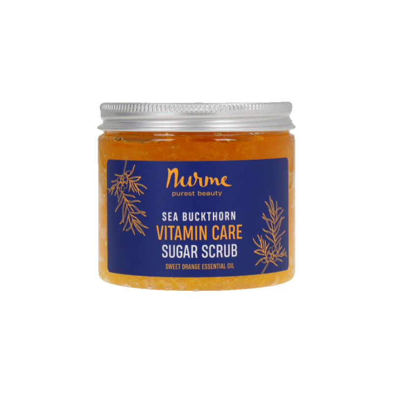 Nurme Sea Buckthorn And Orange Sugar Scrub 250g