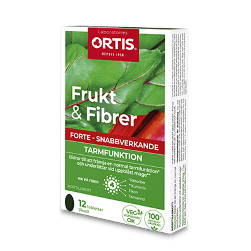 Ortis Frukt o Fibrer Forte 12 tab