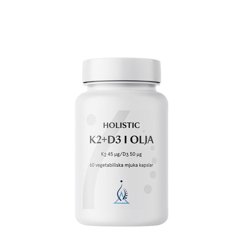 Holistic K2 D3 i olja 60 kap