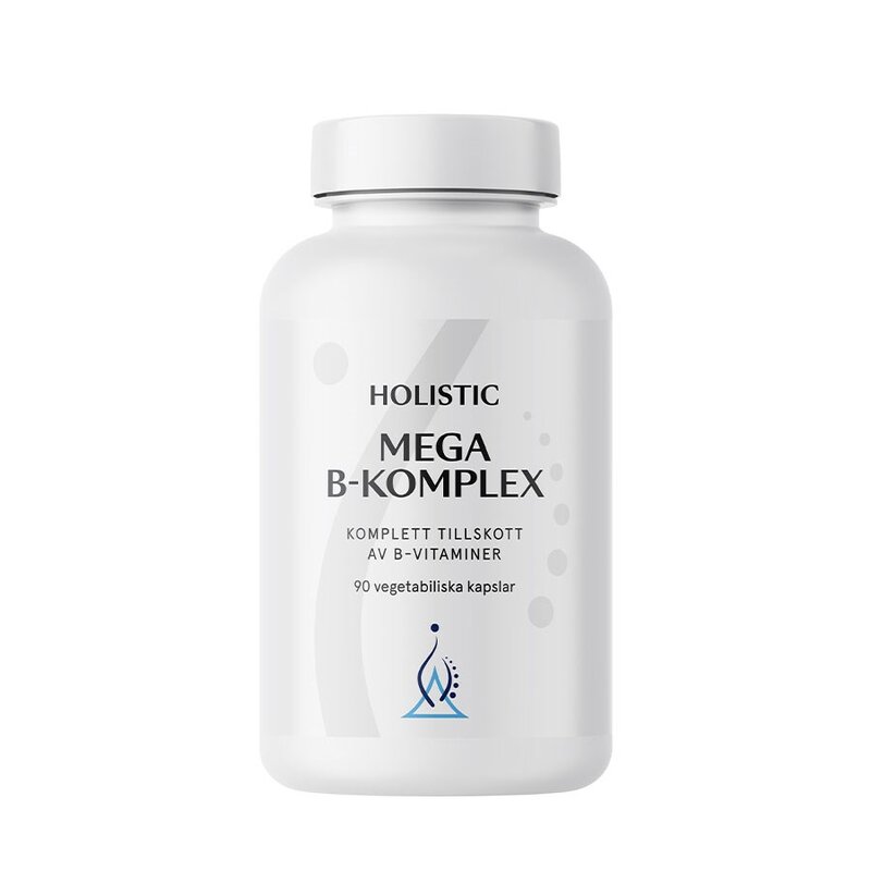 Mega B-komplex, 90 vegetabiliska kapslar