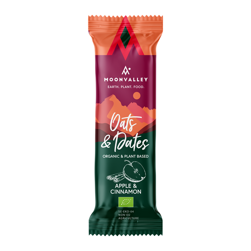 Produktfoto för Ekologisk Energibar – Äpple & Kanel
