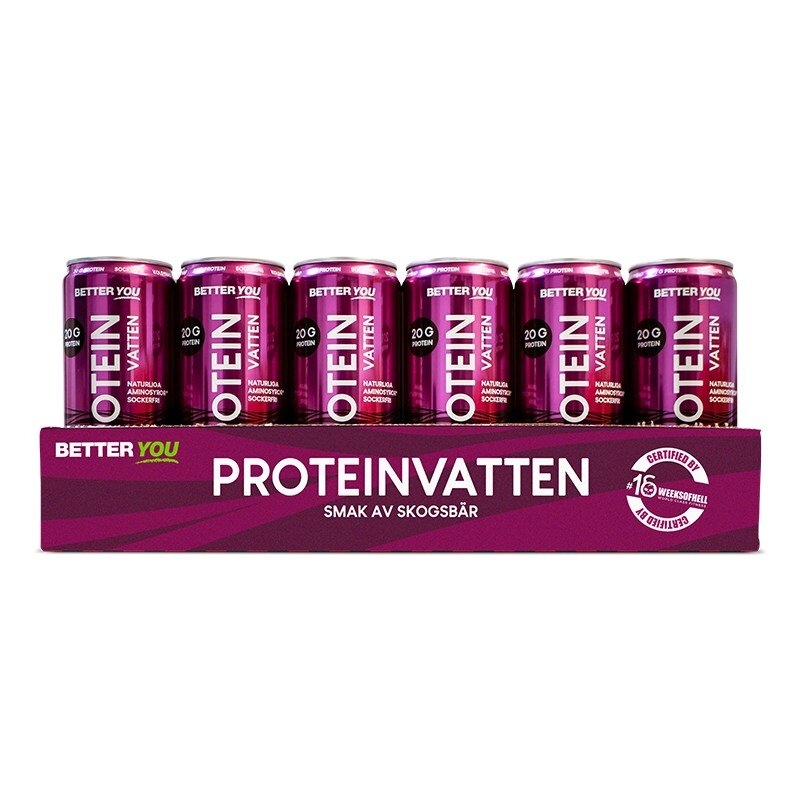 Läs mer om Proteinvatten Skogsbär - 24 st
