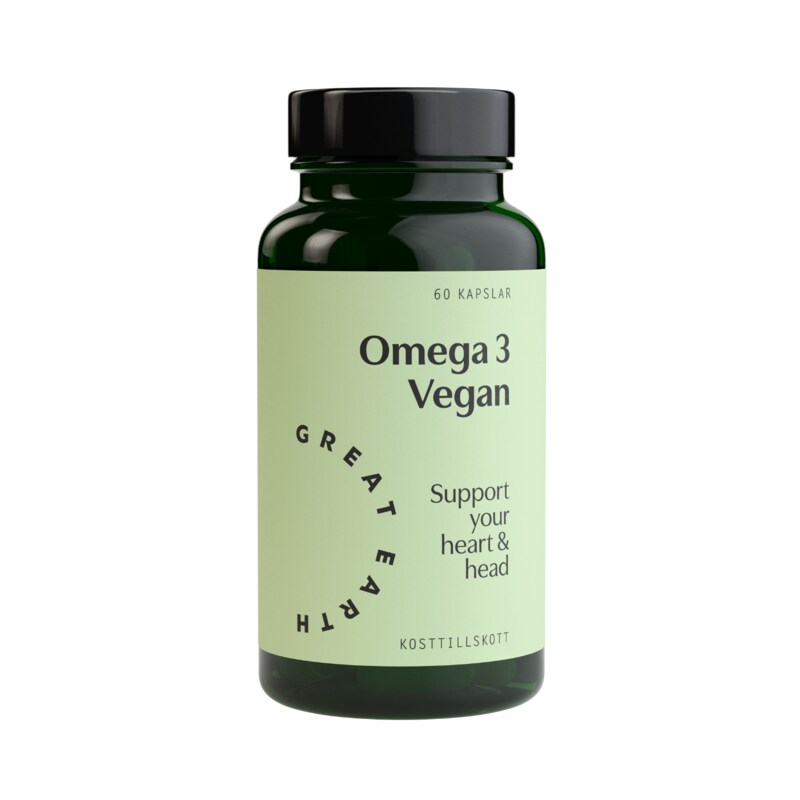 Great Earth Omega 3 Vegan 60 kapslar