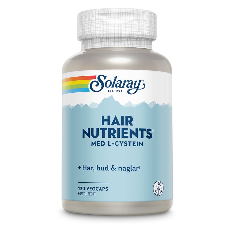 Solaray Hair Nutrients 120 kapslar