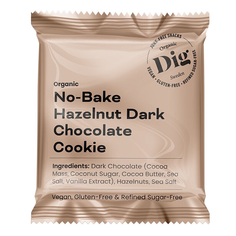 Läs mer om No-Bake Hazelnut Dark Chocolate Cookie
