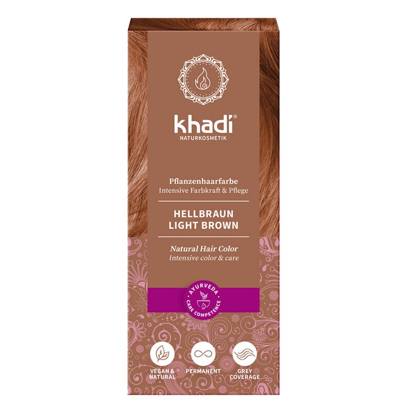 Khadi Color Light Brown 100g