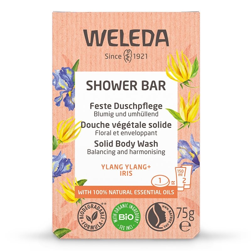 WELEDA Solid Body Wash Ylang Ylang + Iris Soap