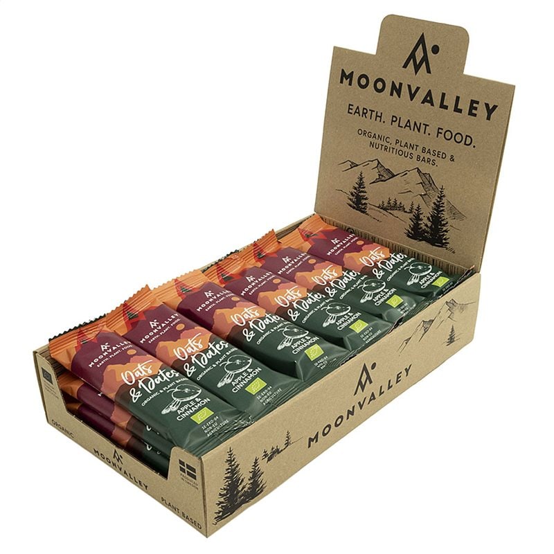 Produktfoto för Energibar - Äpple & Kanel - Box 18 st
