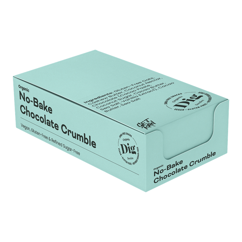 No-Bake Chocolate Crumble - Box 12 st
