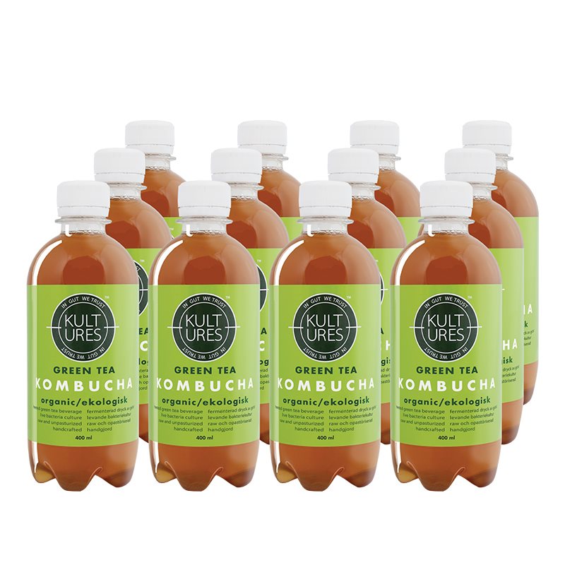 Kombucha Grönt Te - Flak