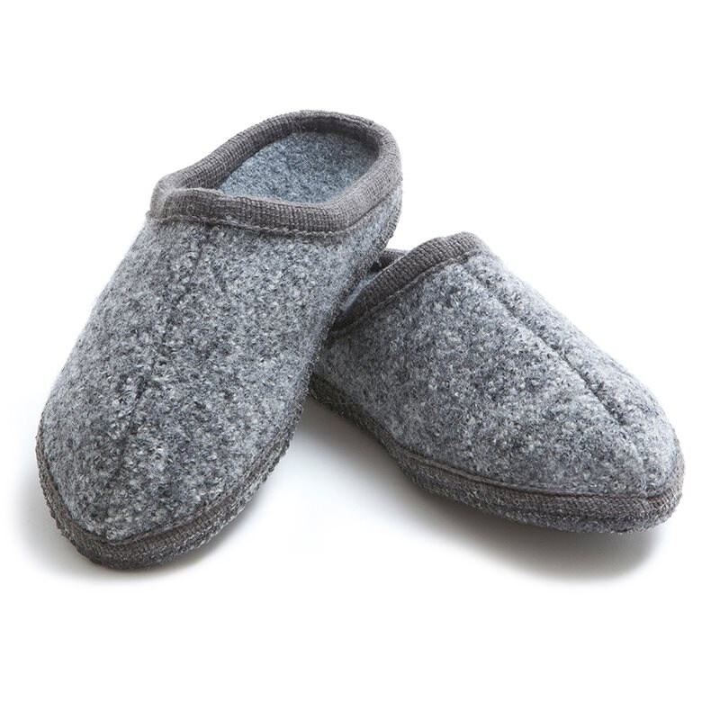 Ulltofflor - Grey Melange - Storlek 46
