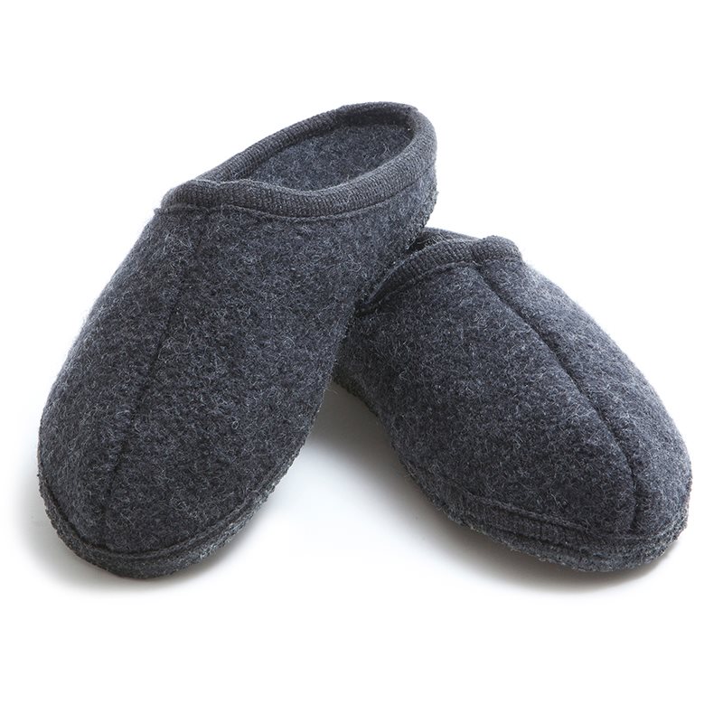 Ulltofflor - Black Melange - Storlek 37