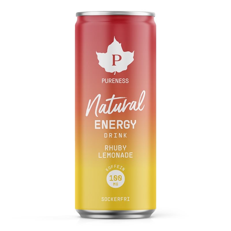 Läs mer om Natural Energy Drink - Rhuby & Lemonade