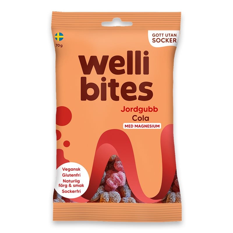 Wellibites Jordgubb & Cola