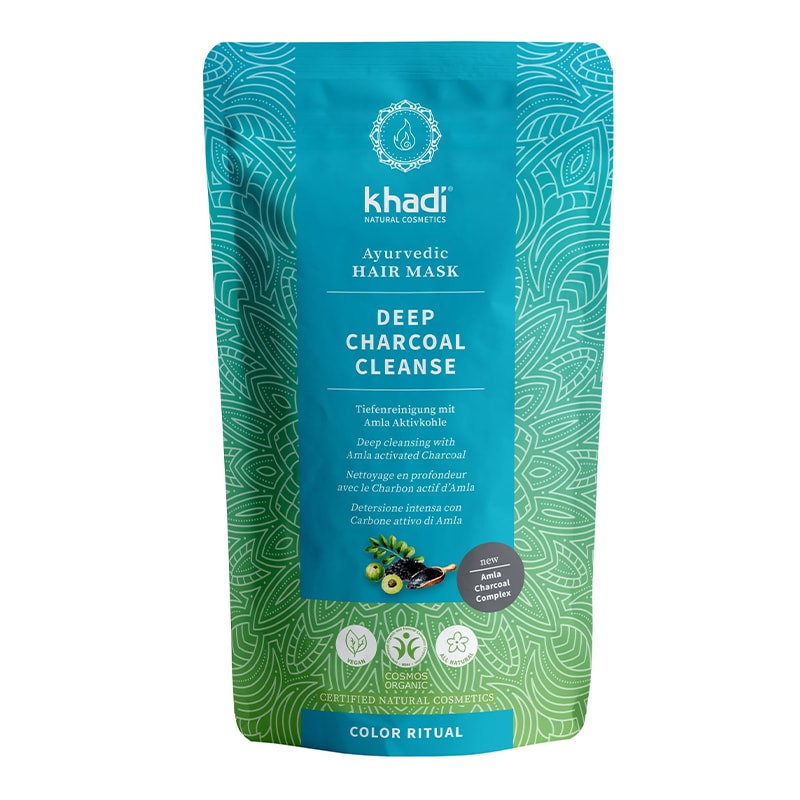 Khadi Hair Mask Deep Charcoal Cleanse 50g