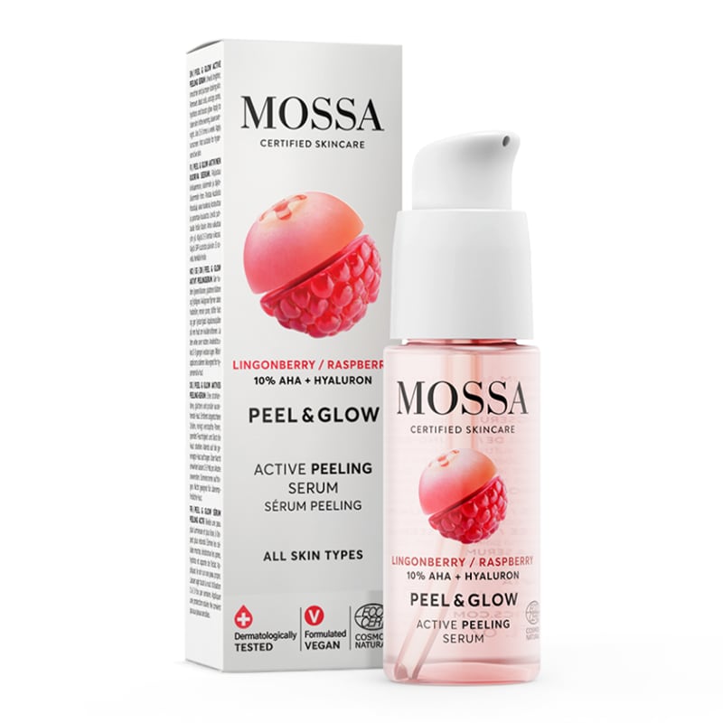Läs mer om Mossa Peel & Glow Active Peeling Serum