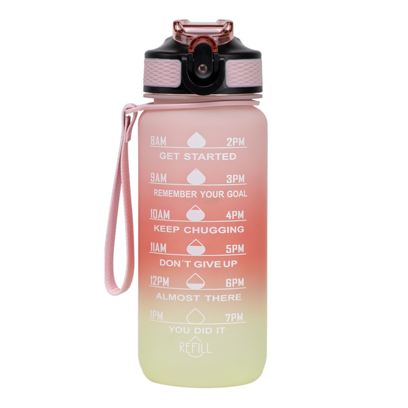 Motivation Bottle Pink/yellow