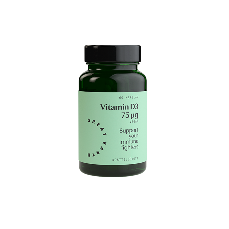 Läs mer om Vitamin D3 75mcg
