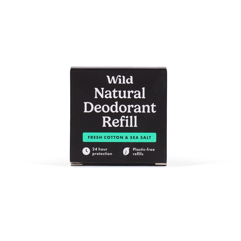 Produktfoto för Wild Men Fresh Cotton & Sea Salt Deo refill