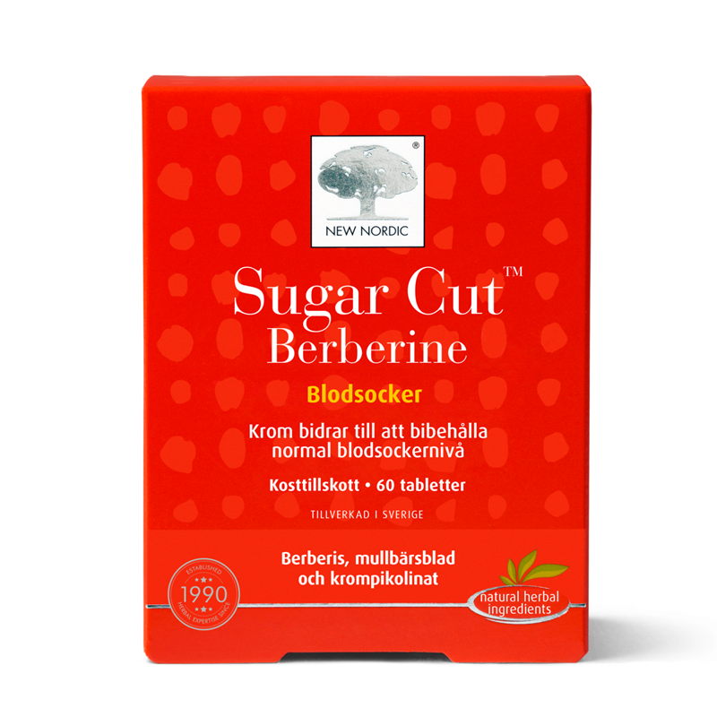 New Nordic Sugar Cut Berberine 60 tabletter
