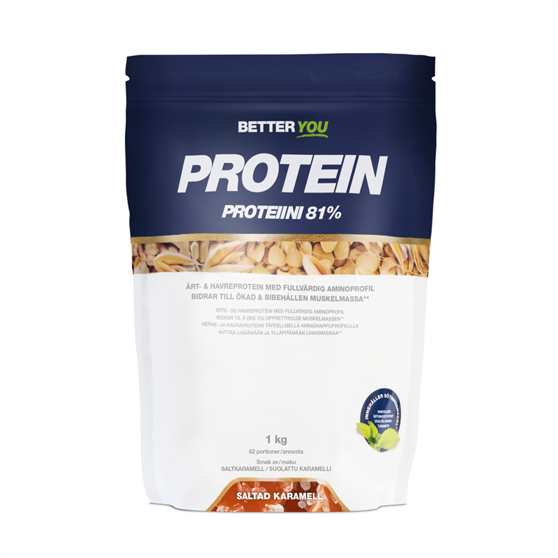 Better You Ärt- och havreprotein 1 kg - Salted Caramel