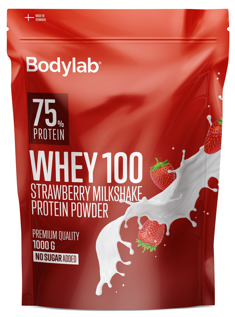 Läs mer om Bodylab Whey100 Strawberry Milkshake