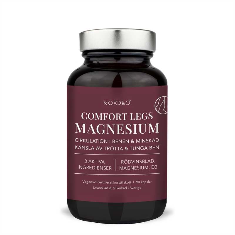 Läs mer om Nordbo Comfort Legs Magnesium 90 kap
