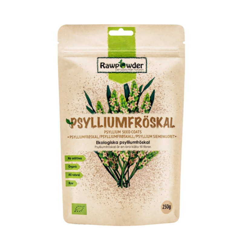 Läs mer om Psylliumfröskal 250g EKO RAW